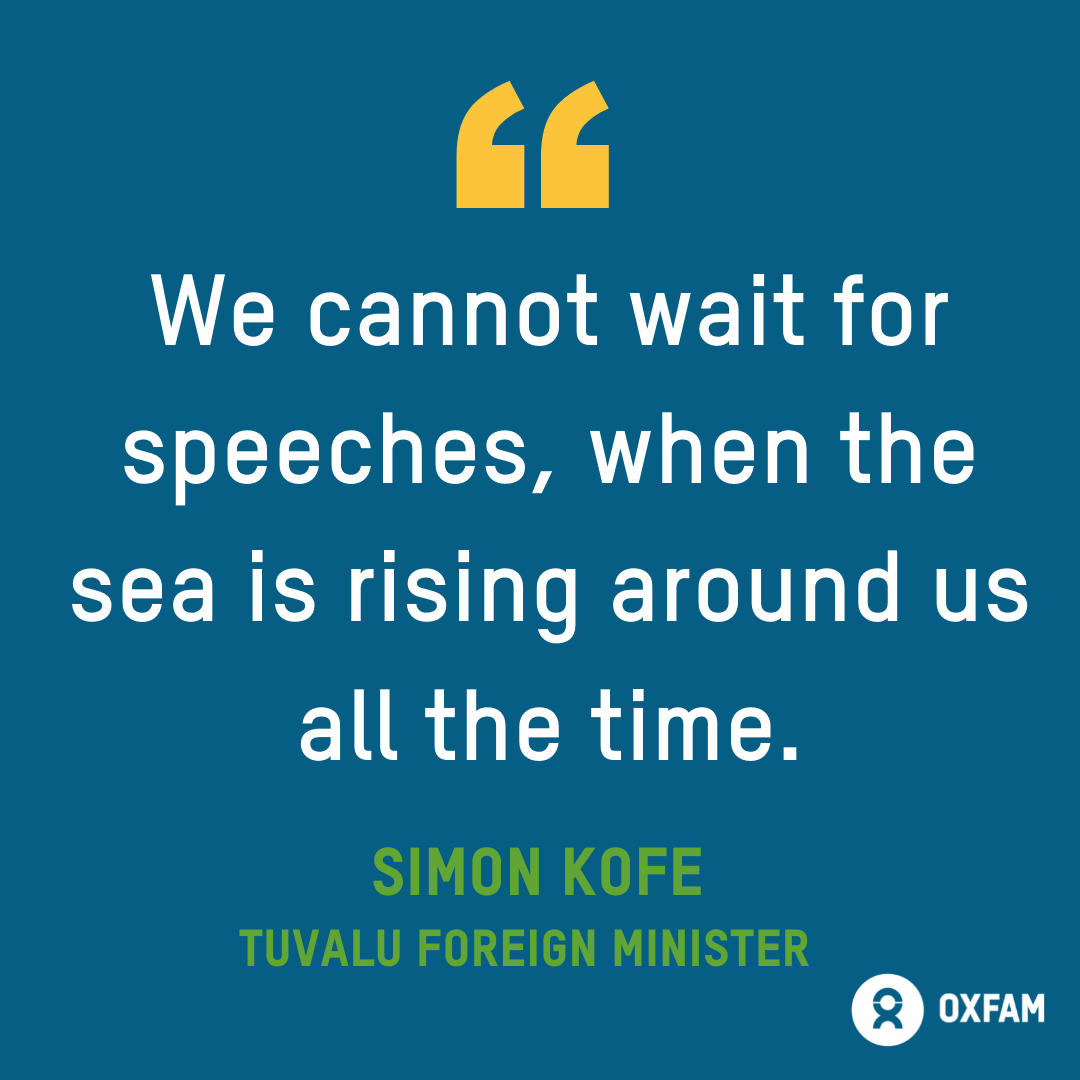 Five Powerful Quotes From Cop26 Oxfam