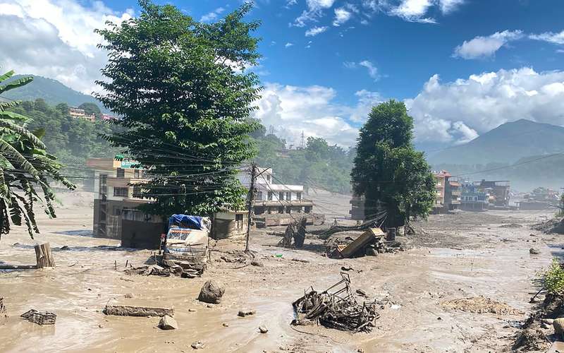 Flash Flooding in Nuwakot District, Nepal.