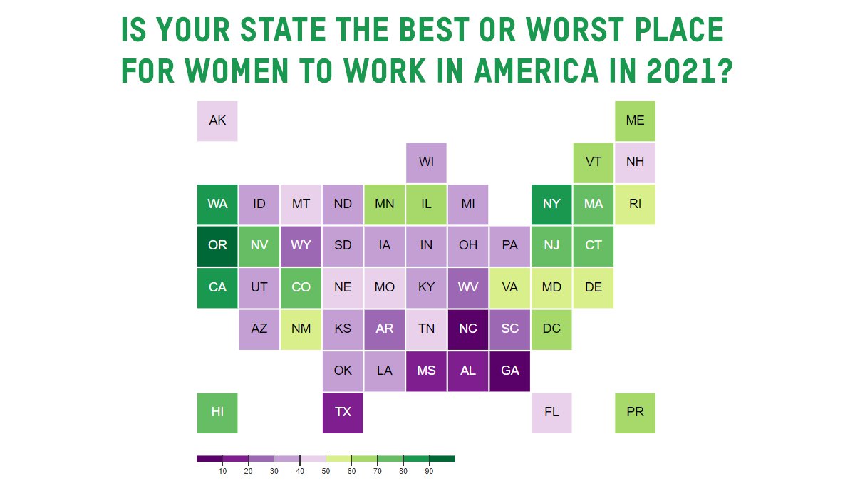 Best and worst states for working women in America | Oxfam