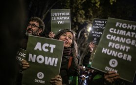 Climate protest Madrid