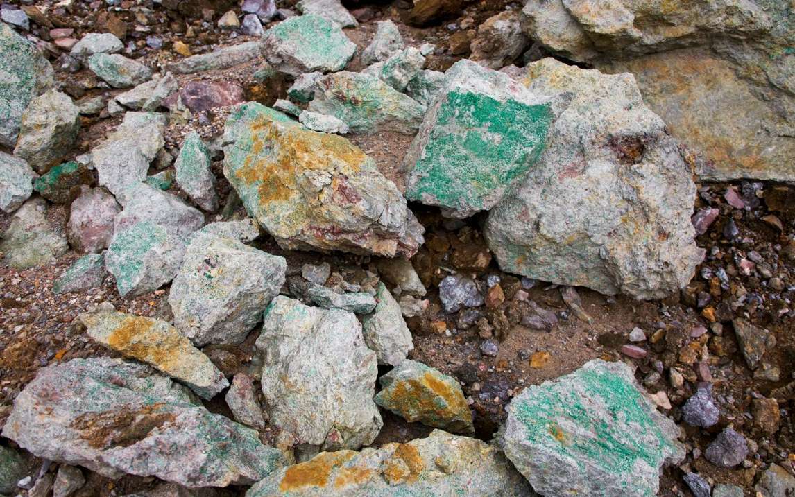 Copper samples by Aubrey Menard