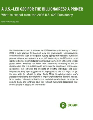 U.S.-Led G20 Primer Brief