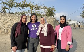 Oxfam America’s President and CEO, Abby Maxman, visited the occupied Palestinian territory to meet with our partners to hear about the incredible work they are doing and to hear firsthand accounts of what Palestinians are facing.