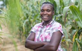 Angela Chiyala is a leader of a Farmer Field School in southern Zambia.