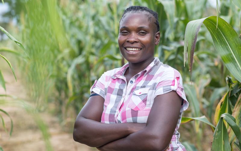 Angela Chiyala is a leader of a Farmer Field School in southern Zambia.