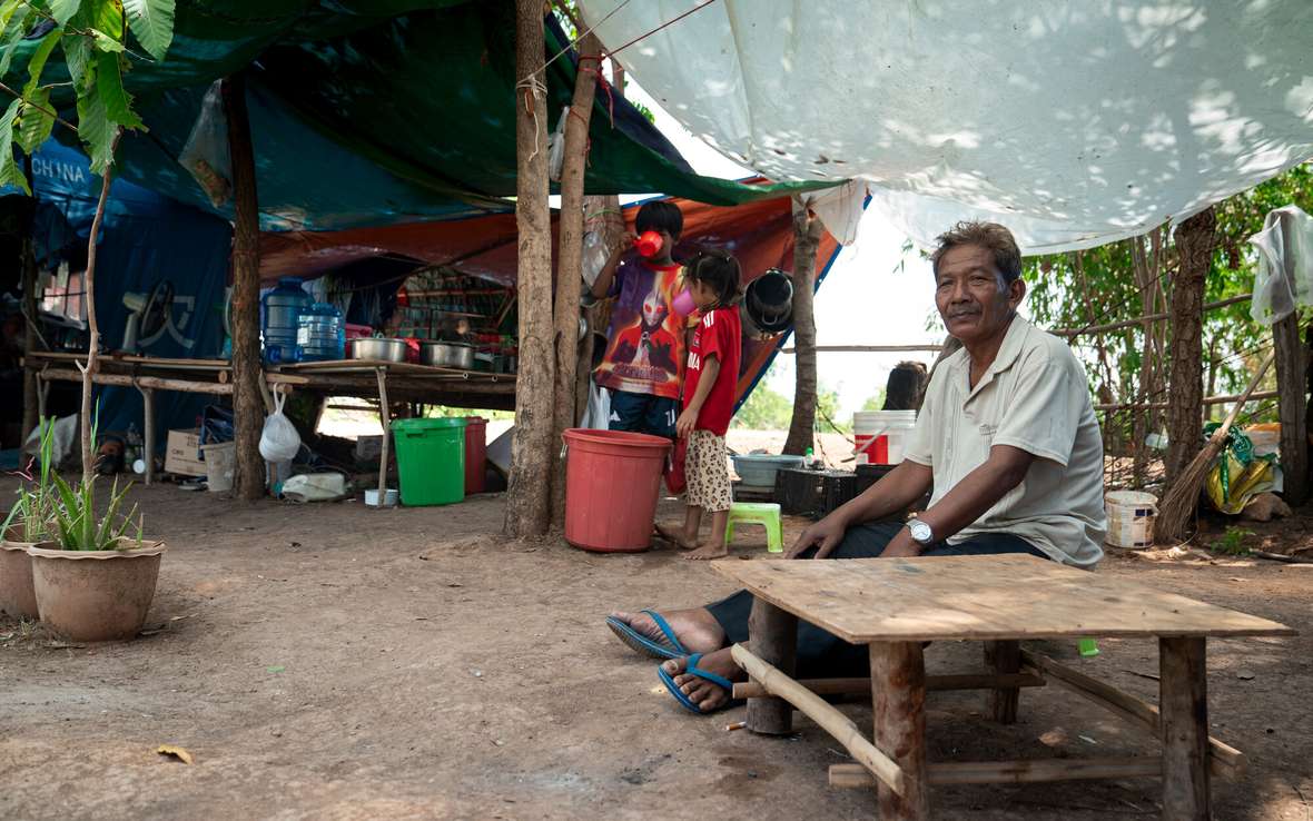  Sam Nang in his tent 
