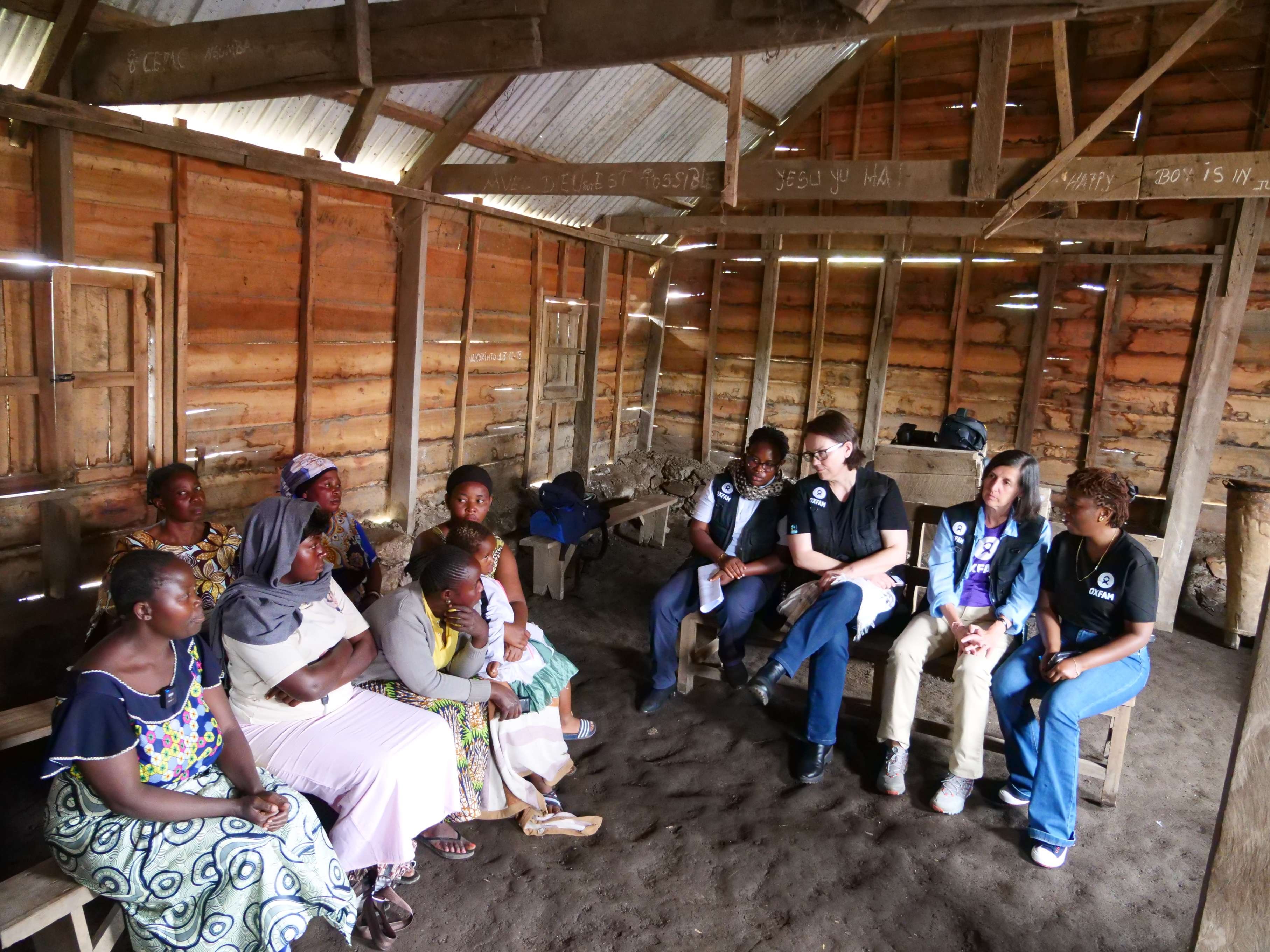 Meeting with local community