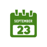 September 23 calendar icon