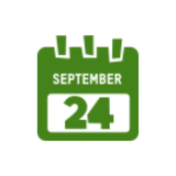 September 24 calendar icon