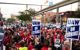 UAW on strike